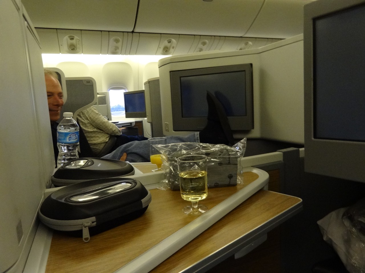 LAX to LHR American Airlines Business Class